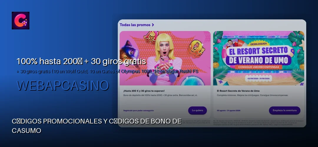 Casumo promotional banner